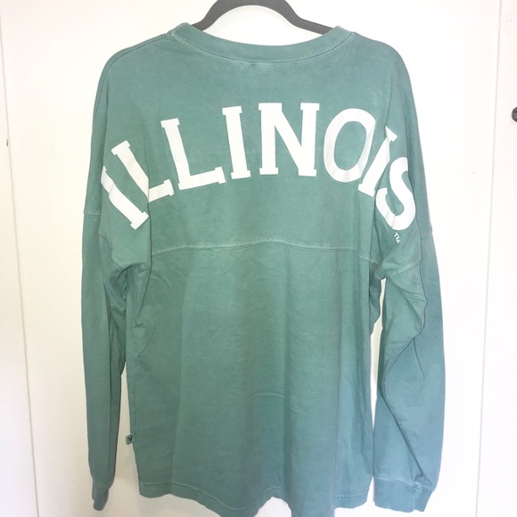 Cute University of Illinois Long-sleeve Tshirt - Picture 2 of 2